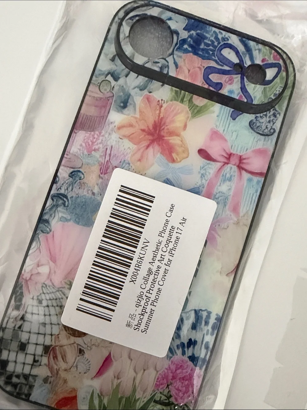 Floral & Bow Patterned Phone Case - Pastel Multicolor iPhone 17 Air